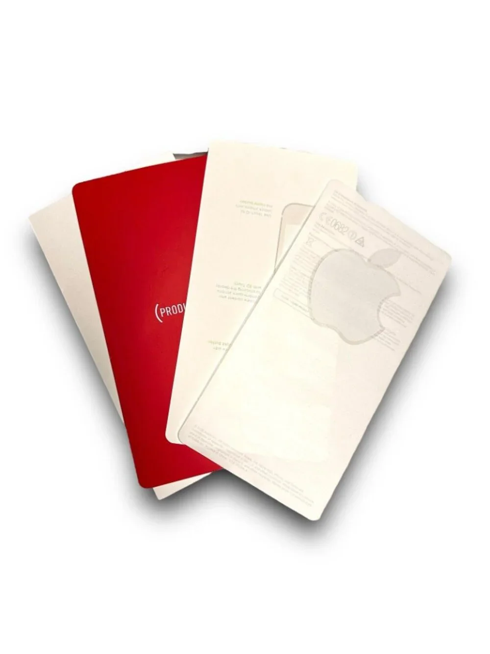 Empty iPhone 7 Plus Red 128GB Box With Apple Stickers & Inserts